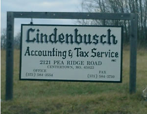 Photo of the sign with the same contact information.